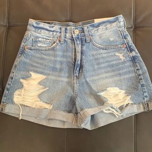American Eagle High Rise Mom Shorts
